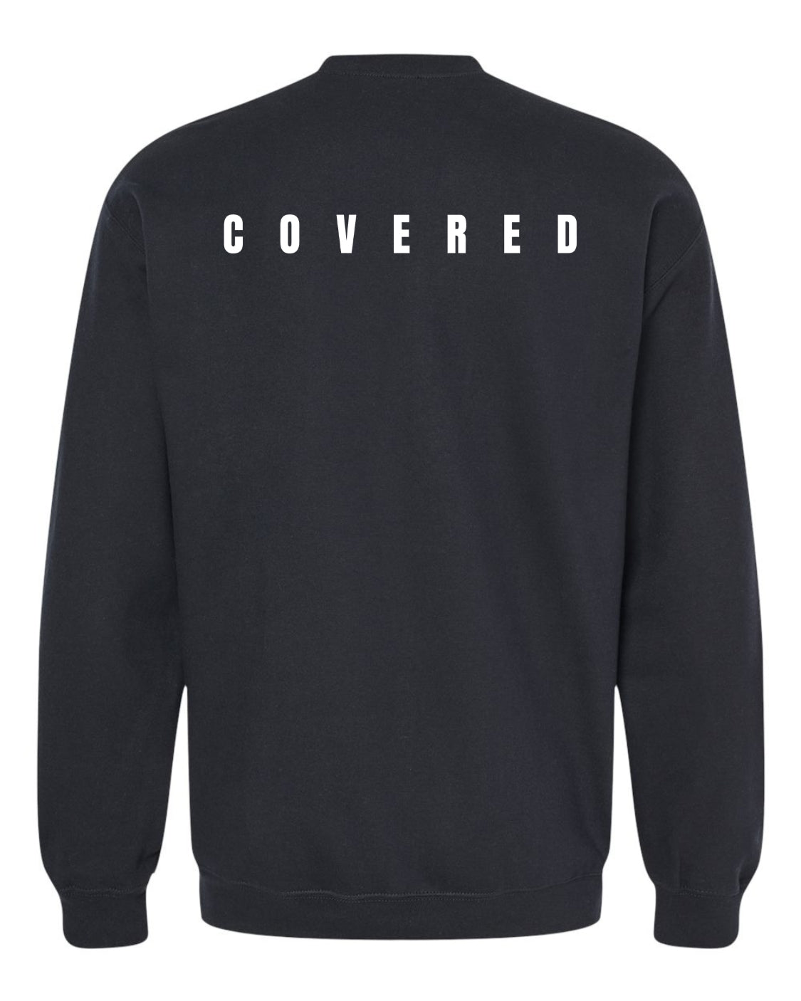 Classic Black Sweatshirt With White Print