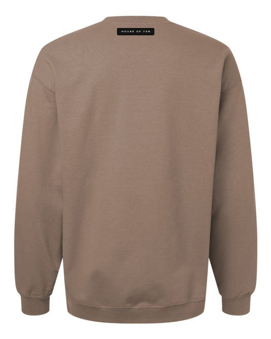 Jesus Loves You Crewneck - Brown Savana