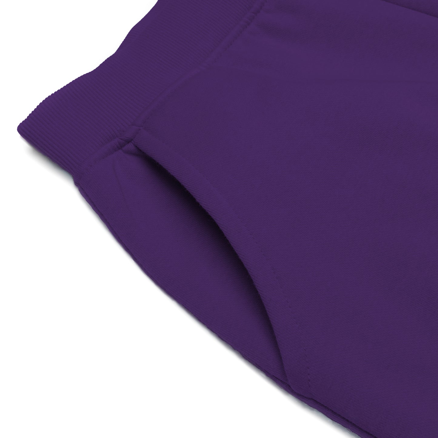 PURPLE JOGERS WITH THE RED CROSS ON THE LEFT THIGH