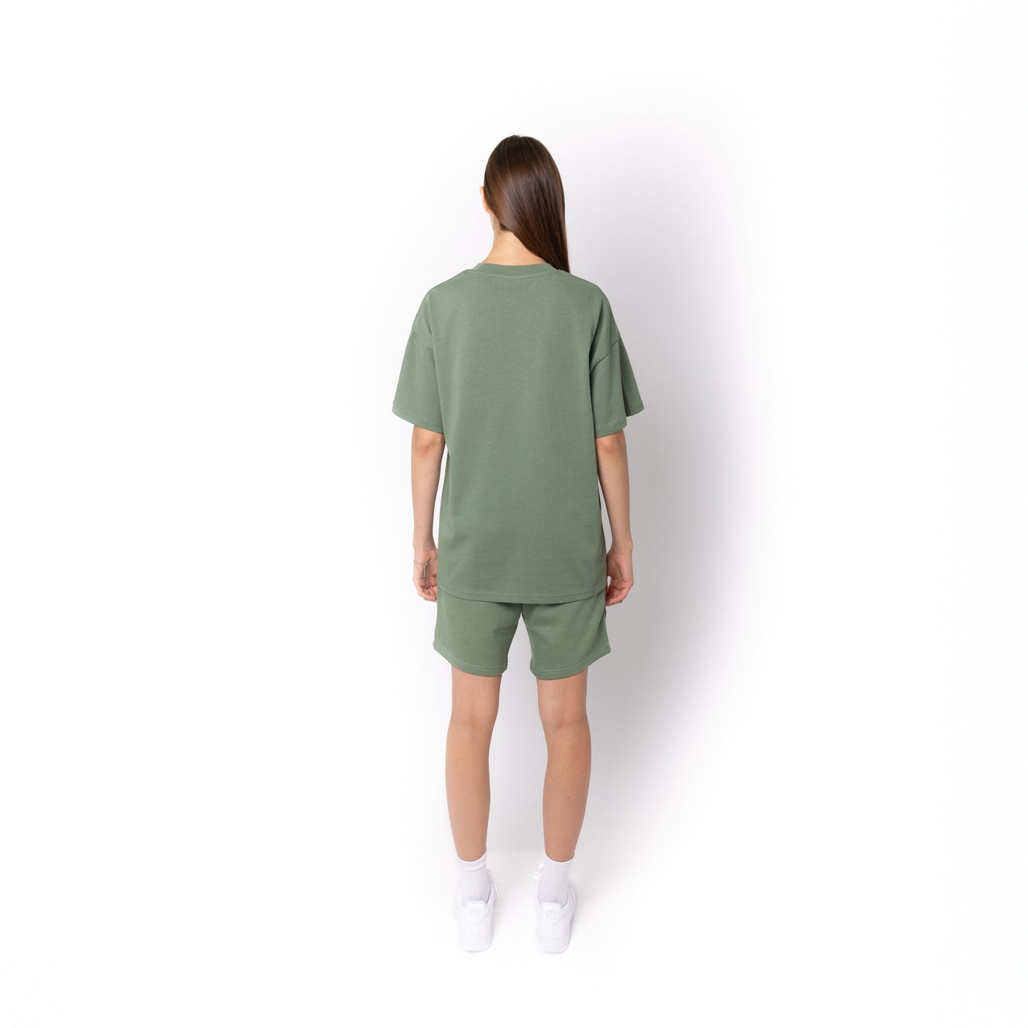 SUPER HEAVY OVERSIZED DUSTY GREEN TEE - 738 Collection
