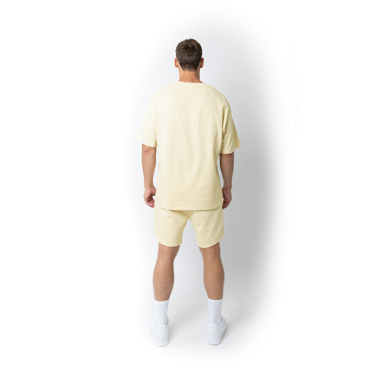Lifestyle Super Heavyweight Oversized Premium Tee-Ivory - 738 Men Collection