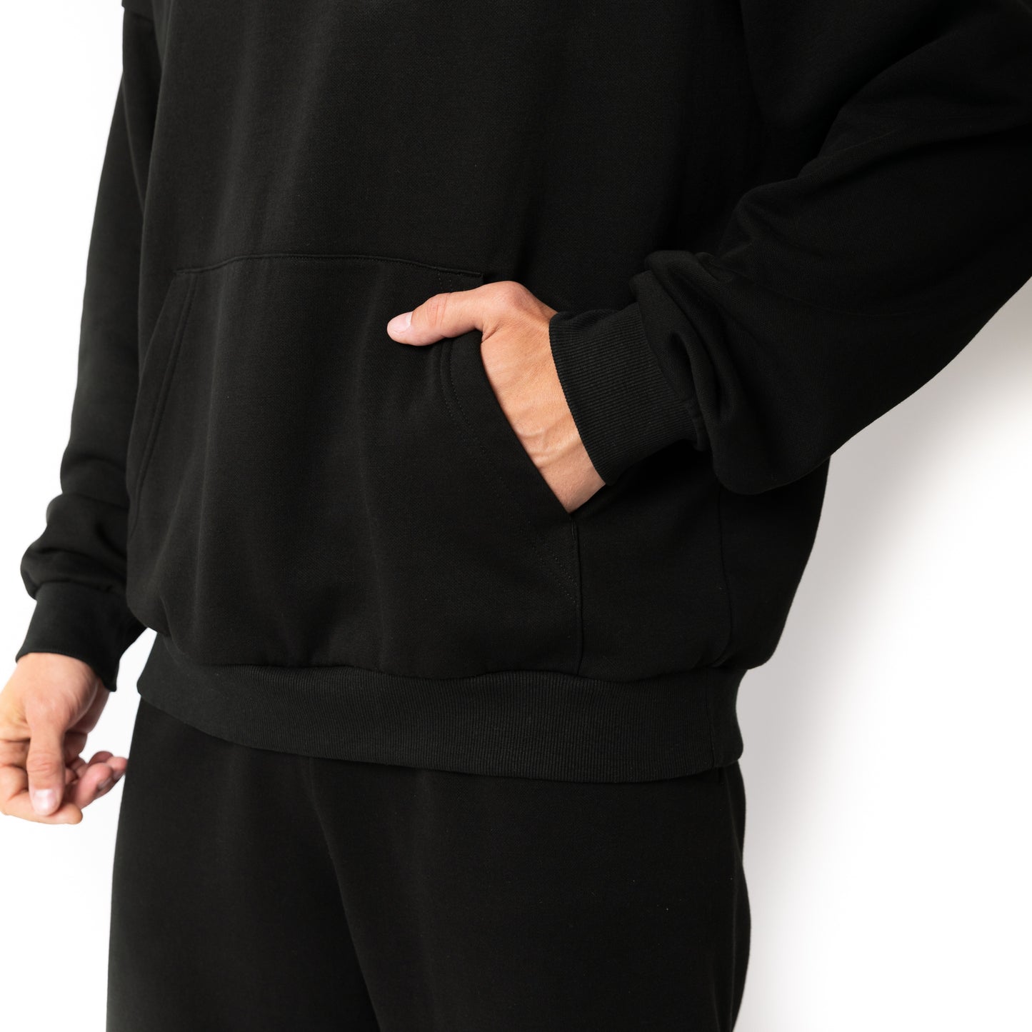 738 URBAN ESSENTIAL DROPPED SHOULDER PREMIUM HOODIE GOLD