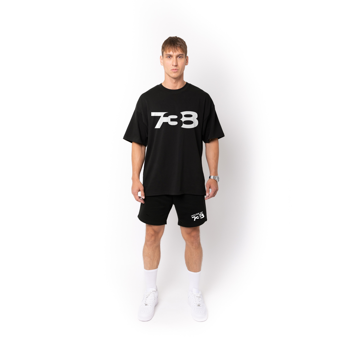 Lifestyle Premium 7" Sweat shorts -Black - 738