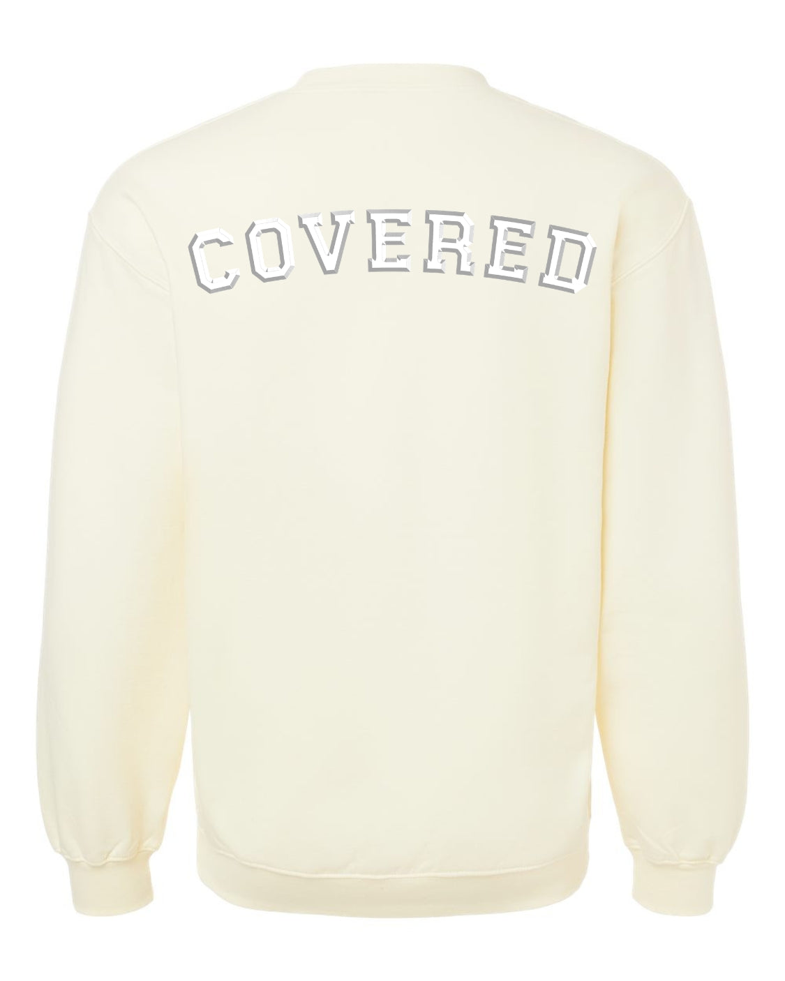 Classic OffWhite Sweatshirt With White Print