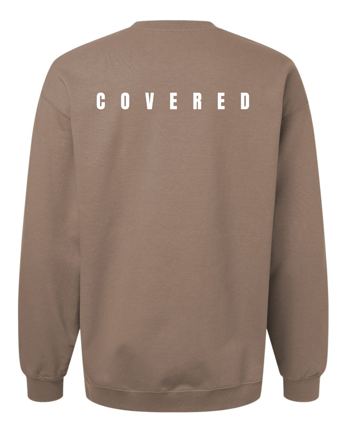 Classic Brown Sweatshirt With White Print