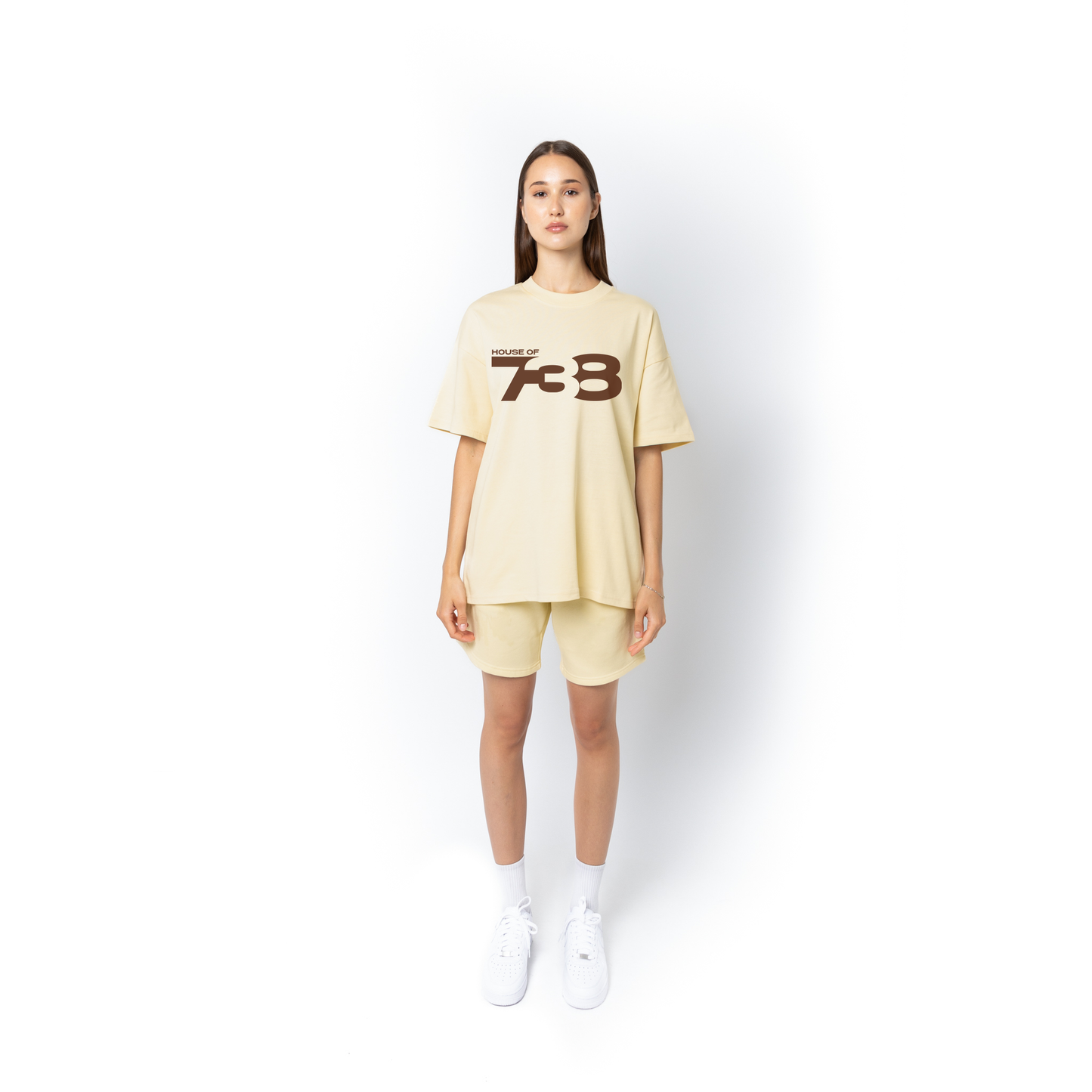 Lifestyle Super Heavyweight Oversized Premium Tee-Ivory