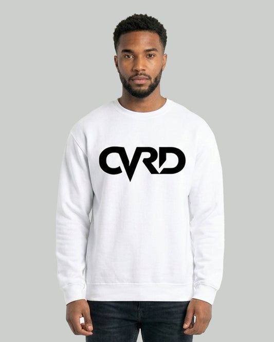 MIDWEIGHT CVRD - COVERED CREW SWEATSHIRT - WHITE
