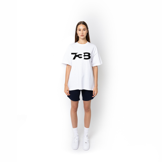 Lifestyle Super Heavyweight Oversized Premium Tee-White Women's 738 - Collection