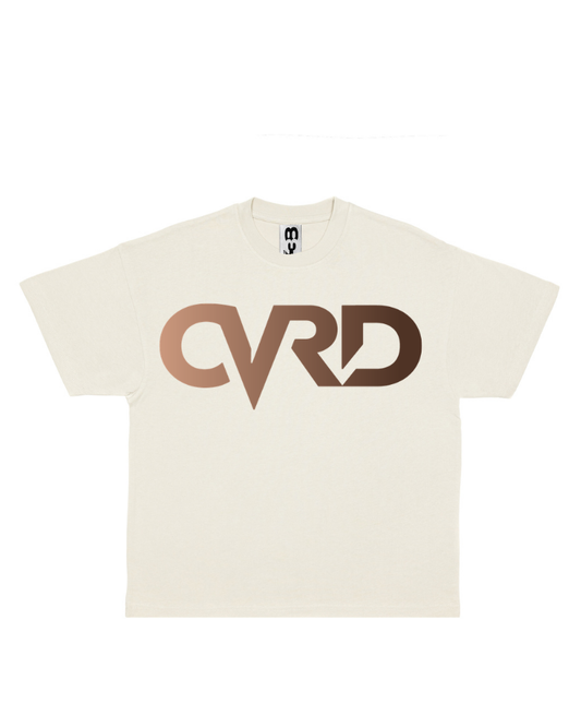 IVORY WITH BROWN PRINT