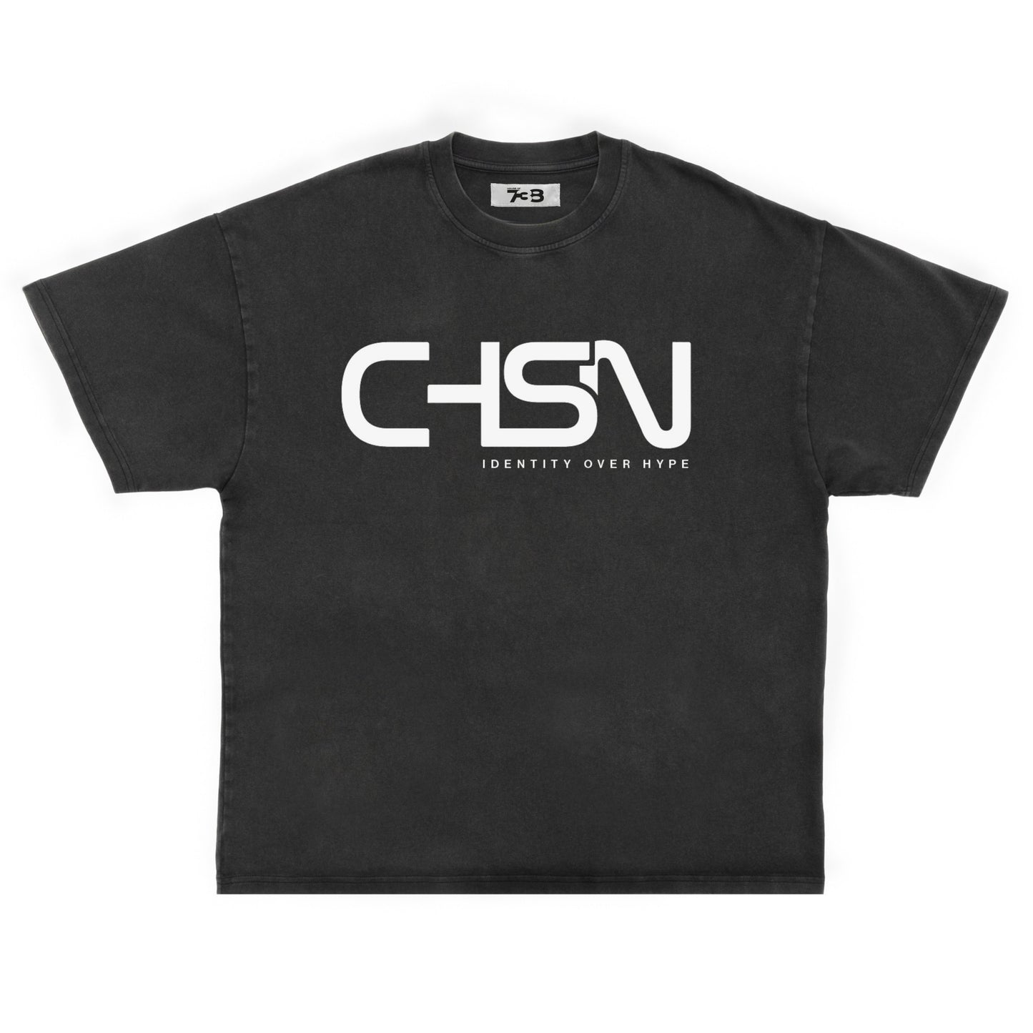 CHSN Lifestyle Super Heavyweight Oversized Premium Tee-Acid Black