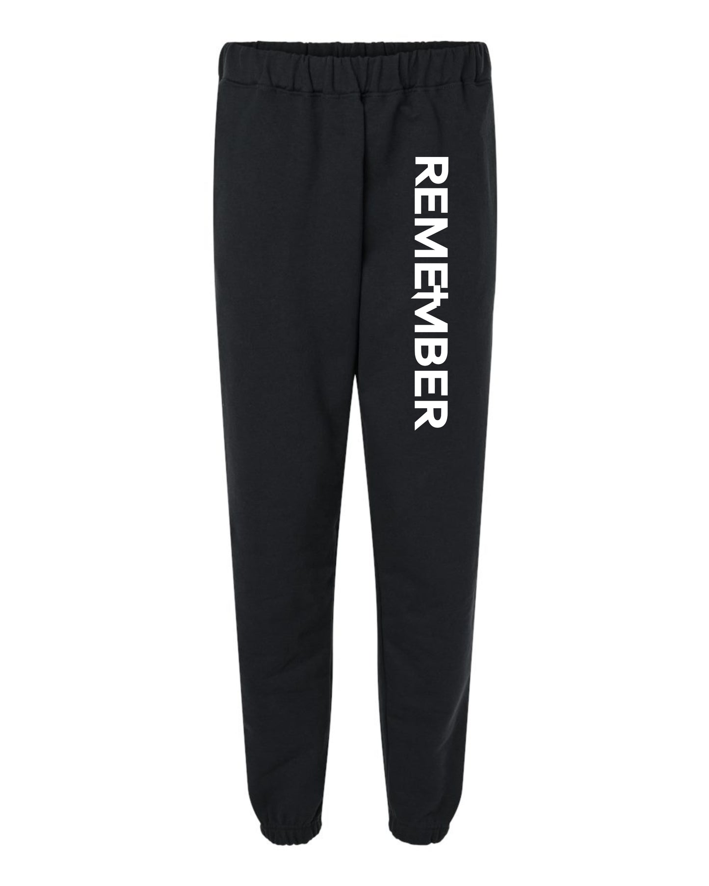 REMEMBER Classic Half Zip Premium Sweatshirts with Matching Sweatpants - Black
