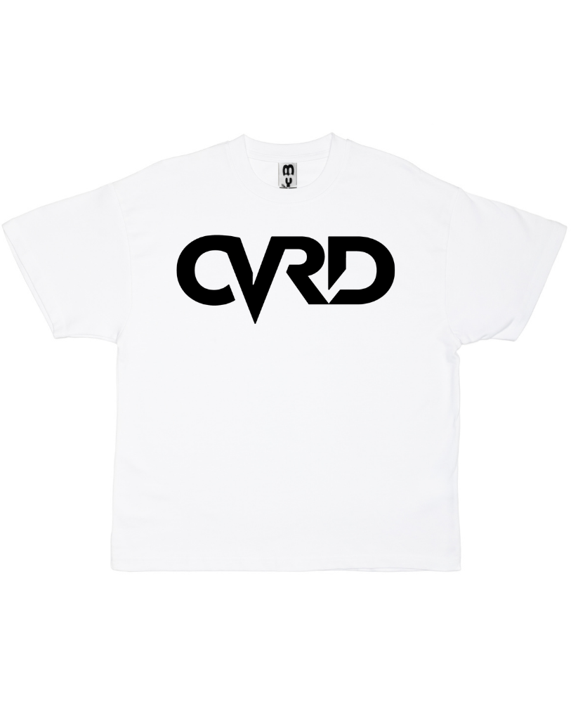 WHITE WITH BLACK PRINT
