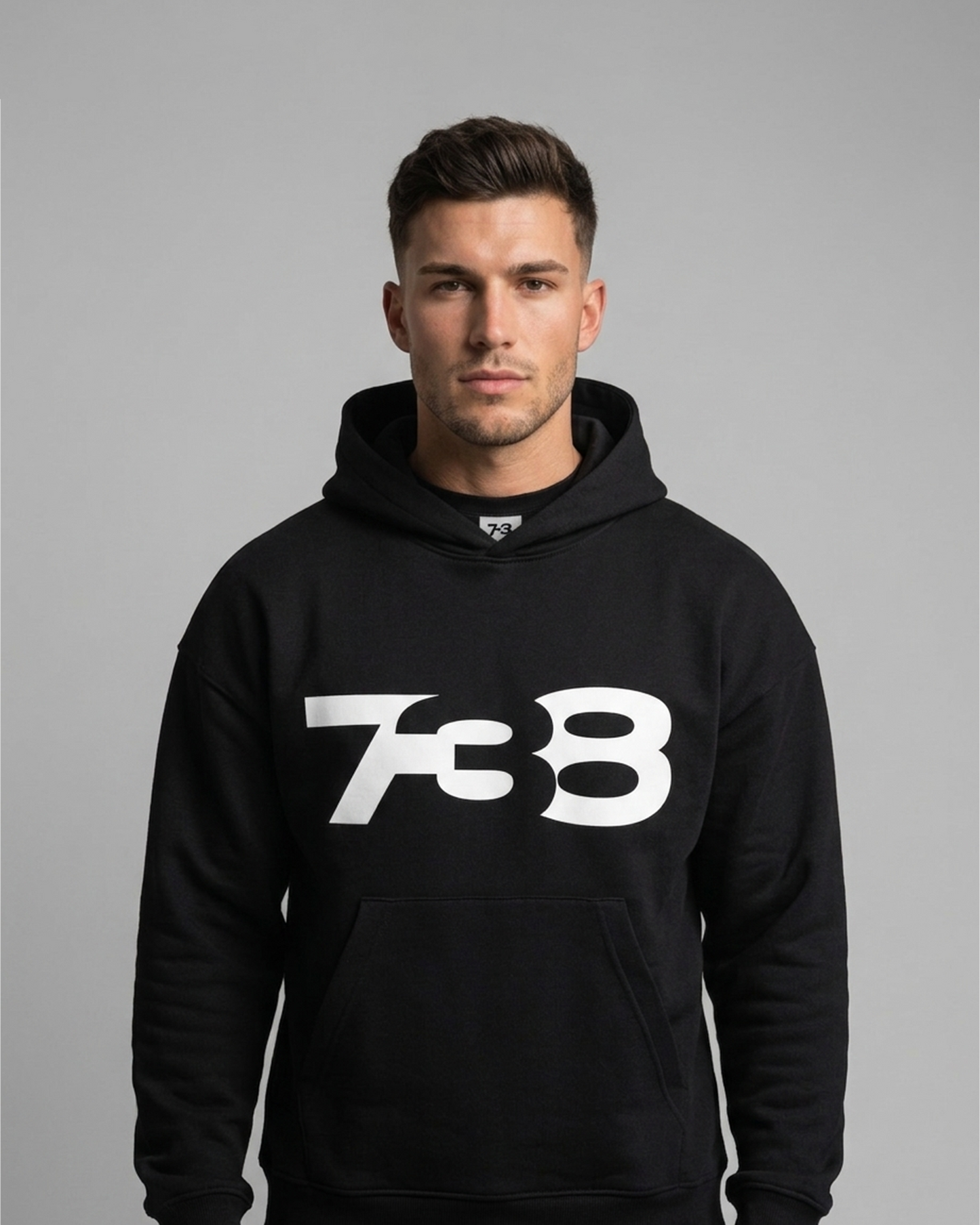 738 URBAN ESSENTIAL DROPPED SHOULDER PREMIUM HOODIE