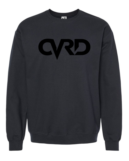 Classic Black Sweatshirt With Balck Print