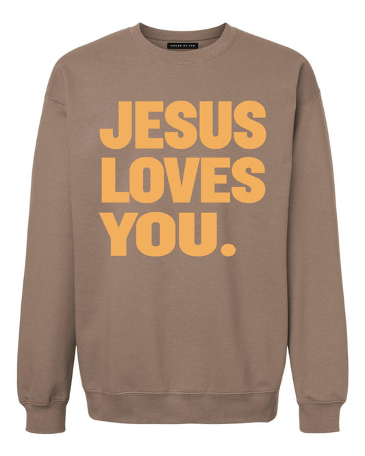 Dark Brown Sweaters With Yelllow Print