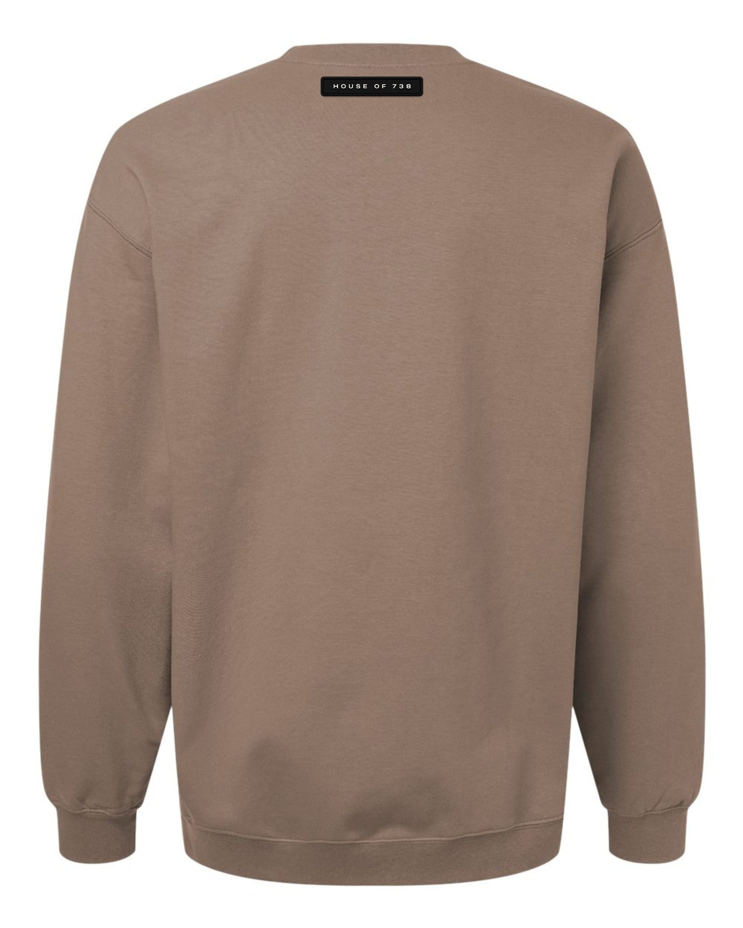 Dark Brown Sweaters With Black Print