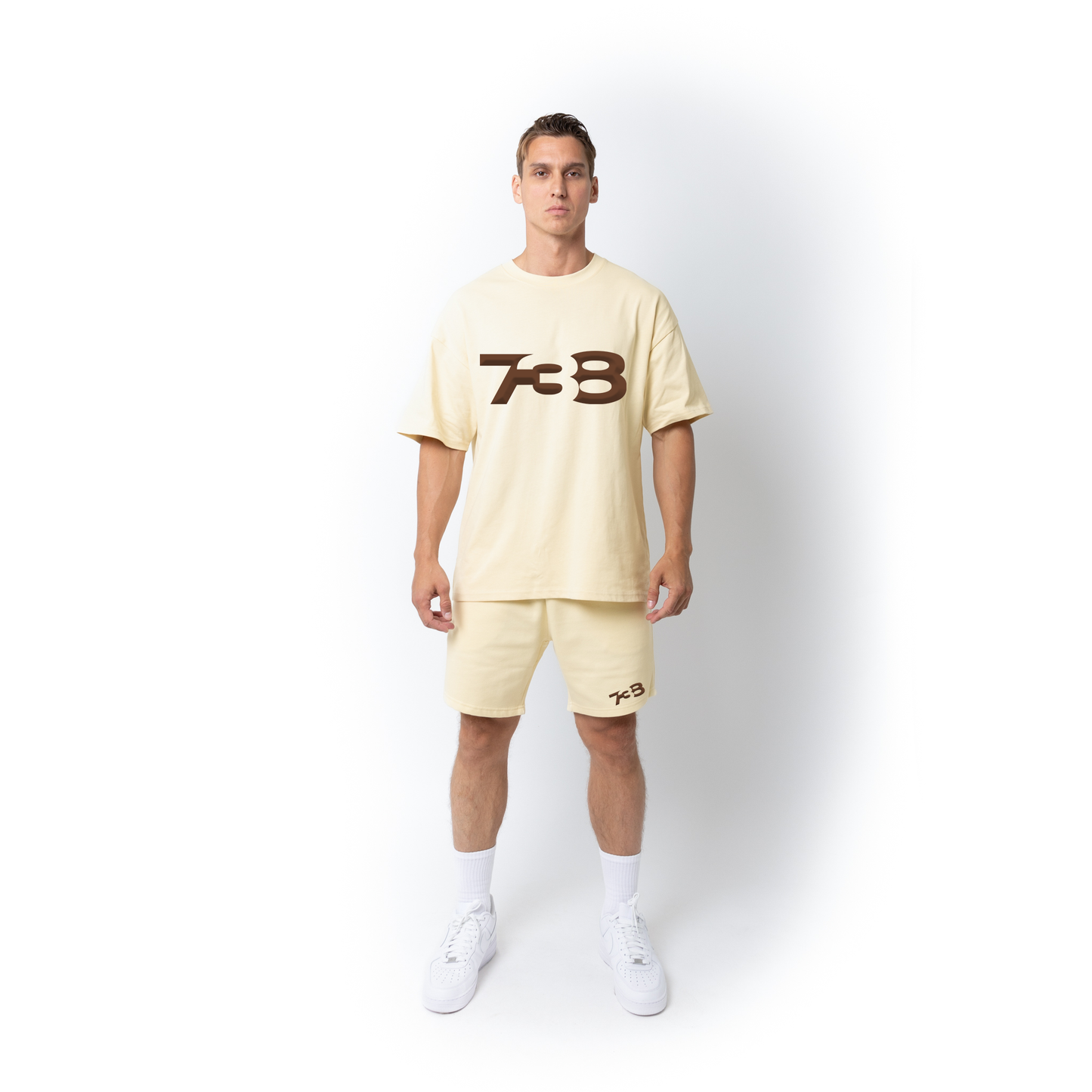 Lifestyle Premium 7" Sweat shorts - Creamy - 738
