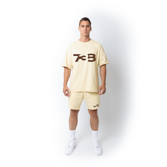 Lifestyle Premium 7" Sweat shorts - Creamy - 738