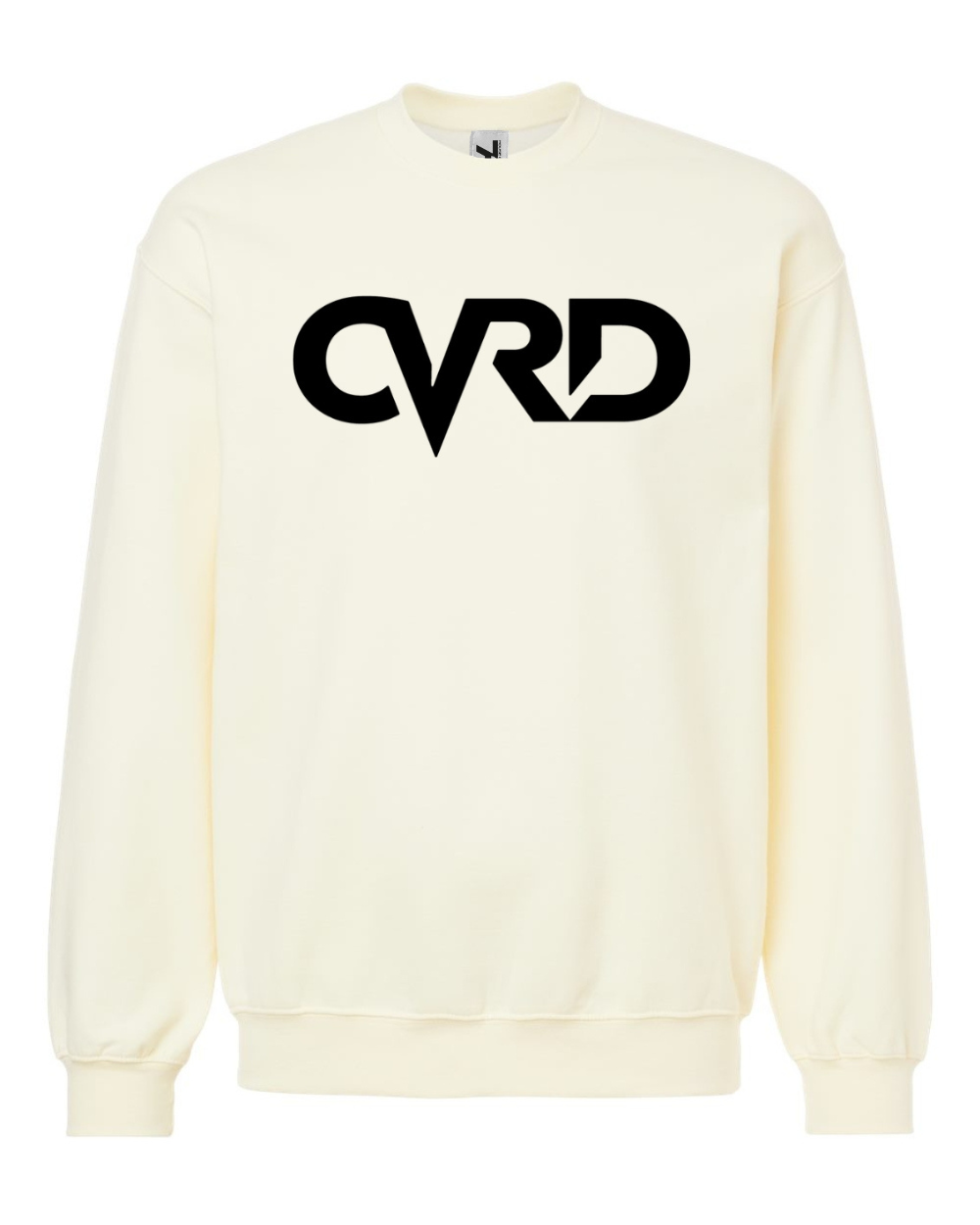 Classic OffWhite Sweatshirt With Black Print