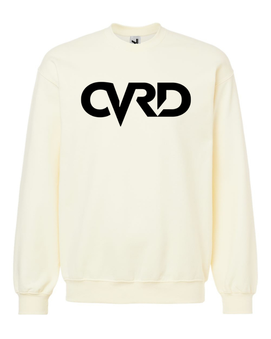 Classic OffWhite Sweatshirt With Black Print