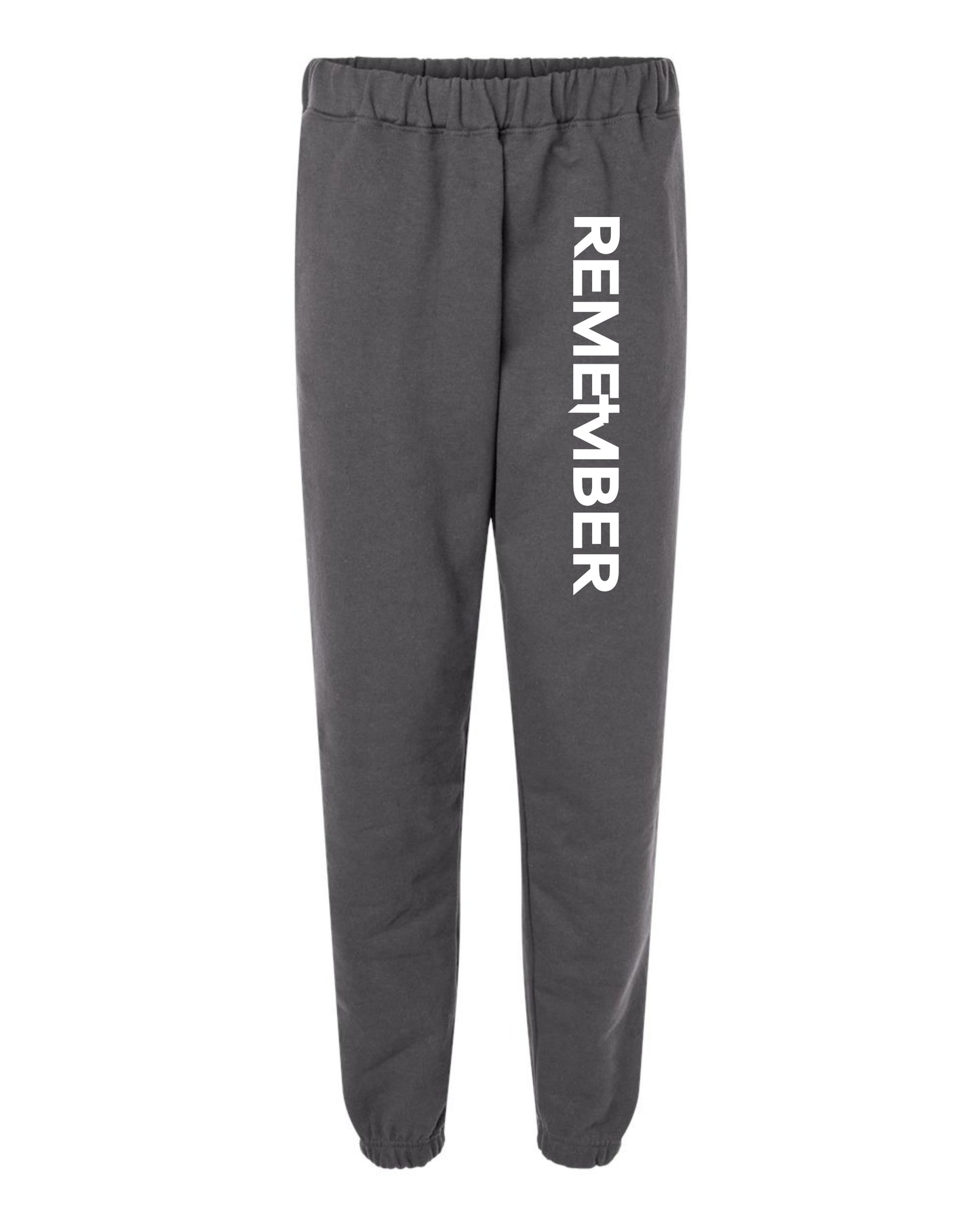 REMEMBER Classic Half Zip Premium Sweatshirts with Matching Sweatpants - Charcoal