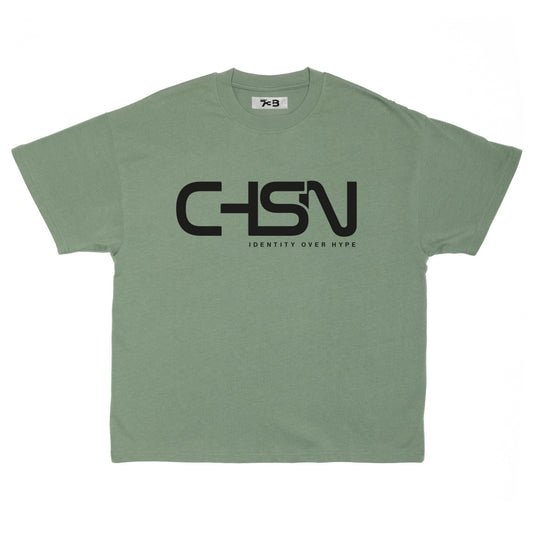 CHSN Lifestyle Super Heavyweight Oversized Premium Tee-Dusty Green