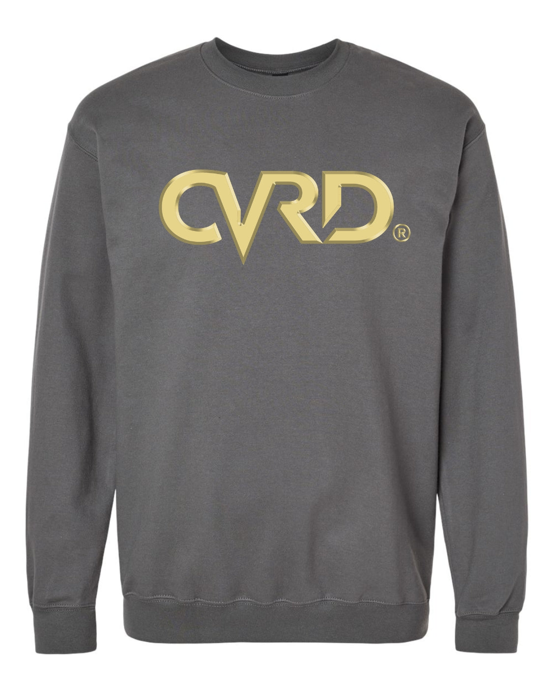 Classic Charcoal Sweatshirt With Sand Print