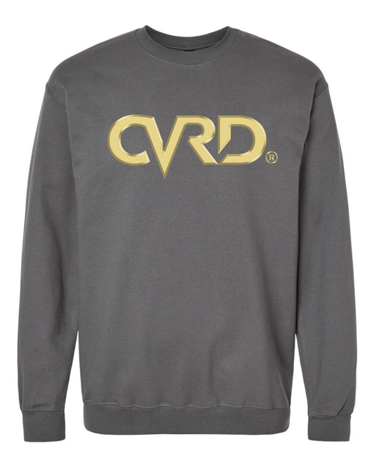 Classic Charcoal Sweatshirt With Sand Print