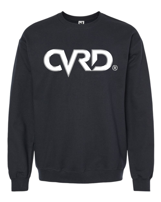 Classic Black Sweatshirt With White Print