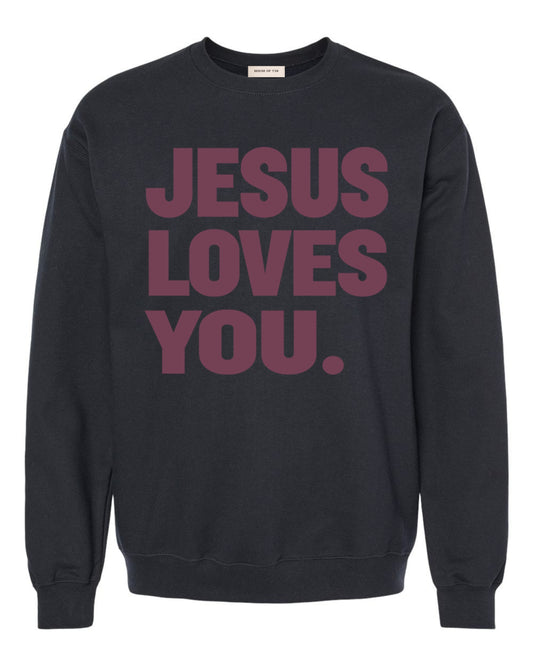 Black Sweaters With Purple Print