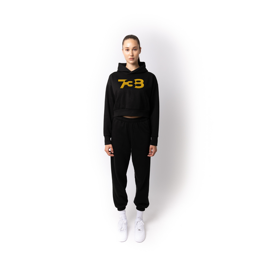 738 URBAN ESSENTIAL DROPPED SHOULDER PREMIUM HOODIE GOLD