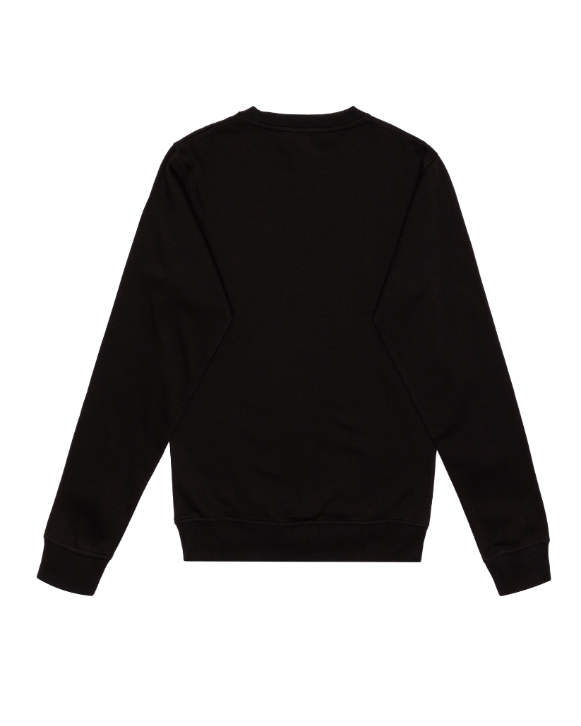 Black Sweatshirt Suit with Camel Print