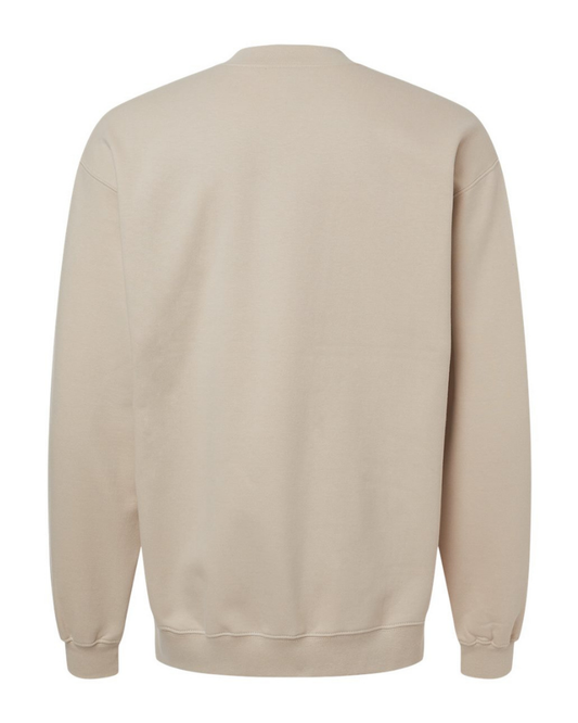 CVRD HALF ZIPPED WHITE EMBROIDERED SAND SWEATER AND MATCHING SWEATPANT