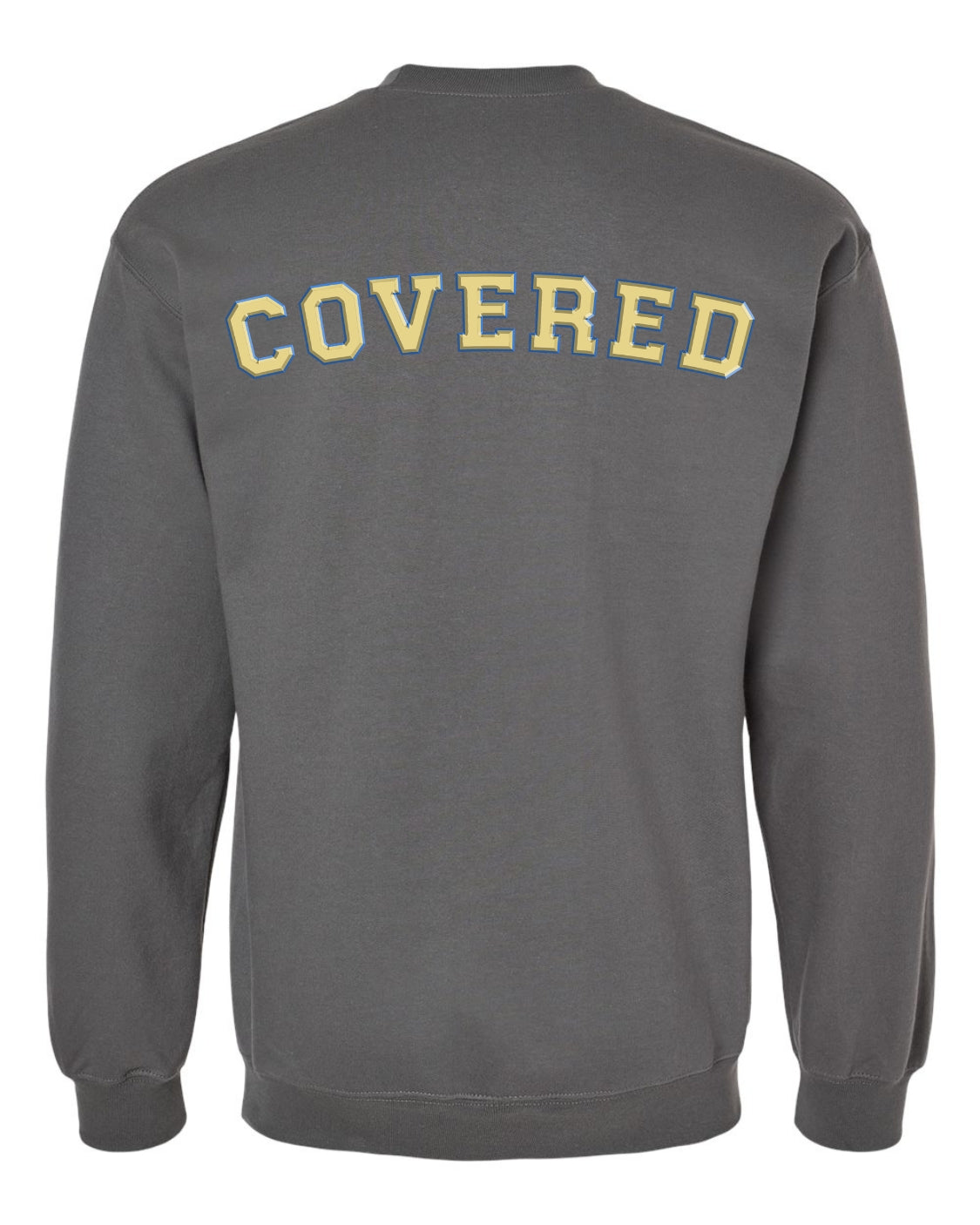 Classic Charcoal Sweatshirt With Sand Print