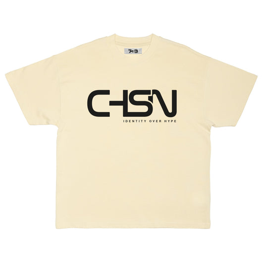 CHSN Lifestyle Super Heavyweight Oversized Premium Tee-Ivory