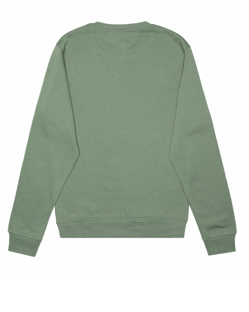 Green Sweatshirt with Camel Print