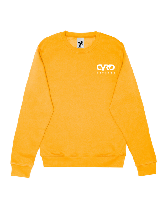 Yellow Sweatshirt with White Print