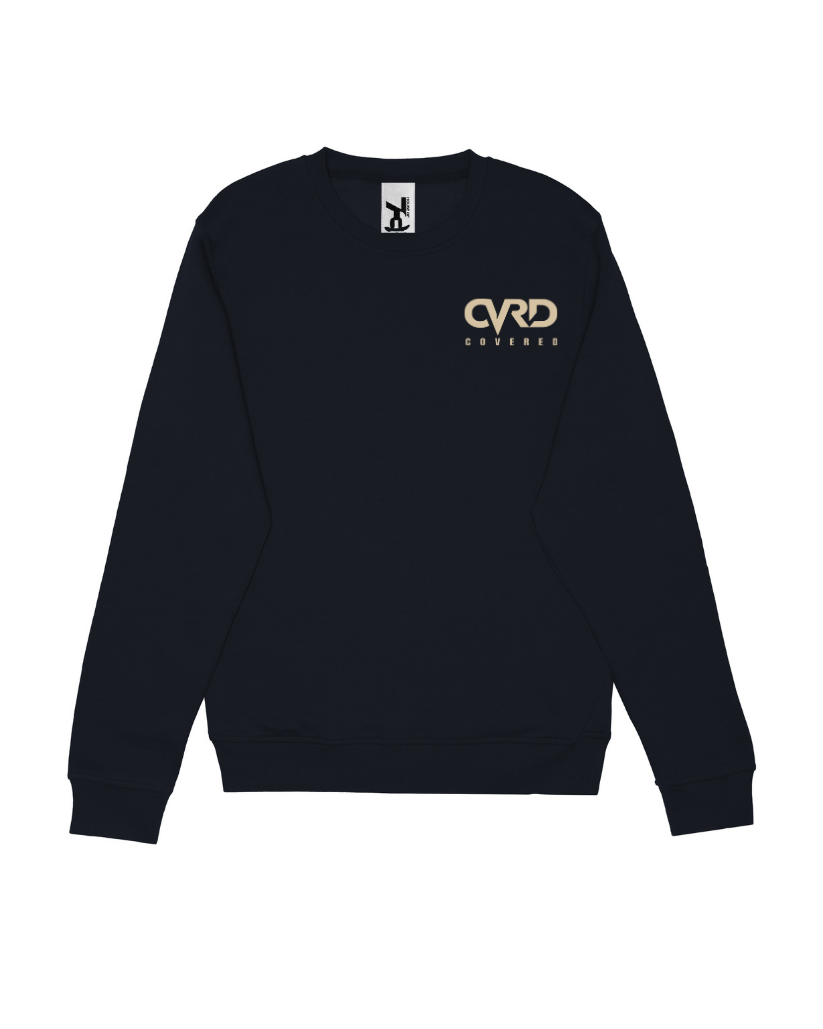 Black Sweatshirt with Camel Print