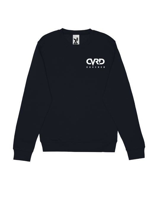 Black Sweatshirt with White Print