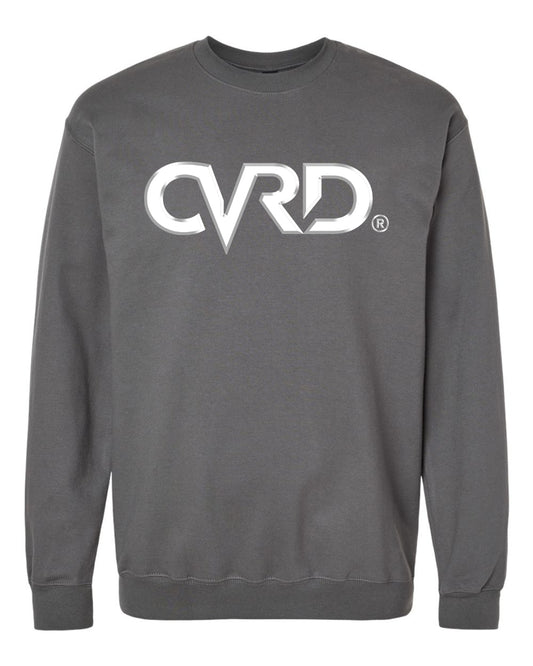 Classic Charcoal Sweatshirt With White Print