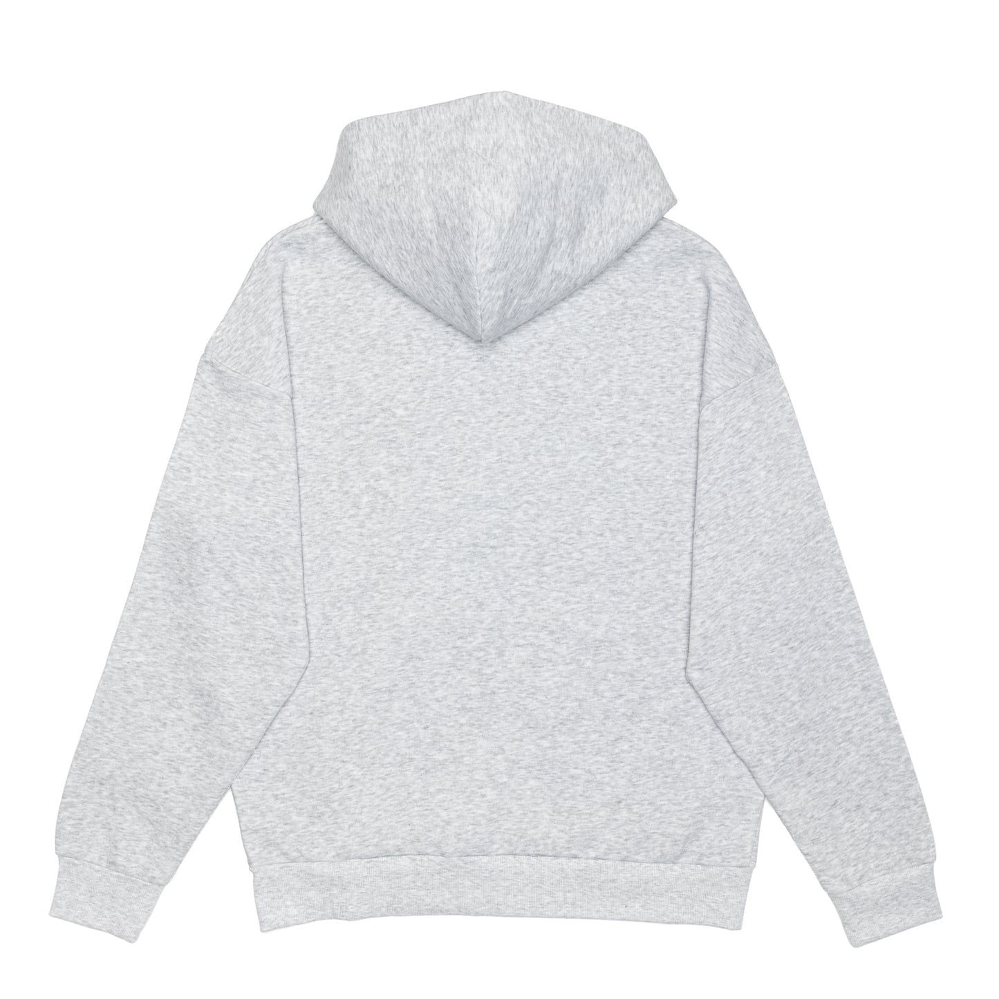 GREY HOODIE WITH BLACK CHSN PRINT