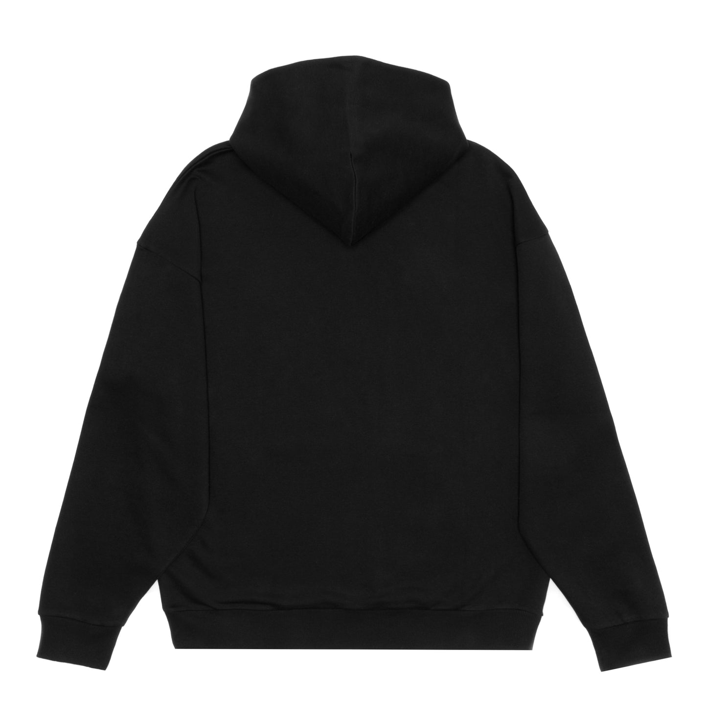 BLACK HOODIE WITH BLACK CHSN PRINT