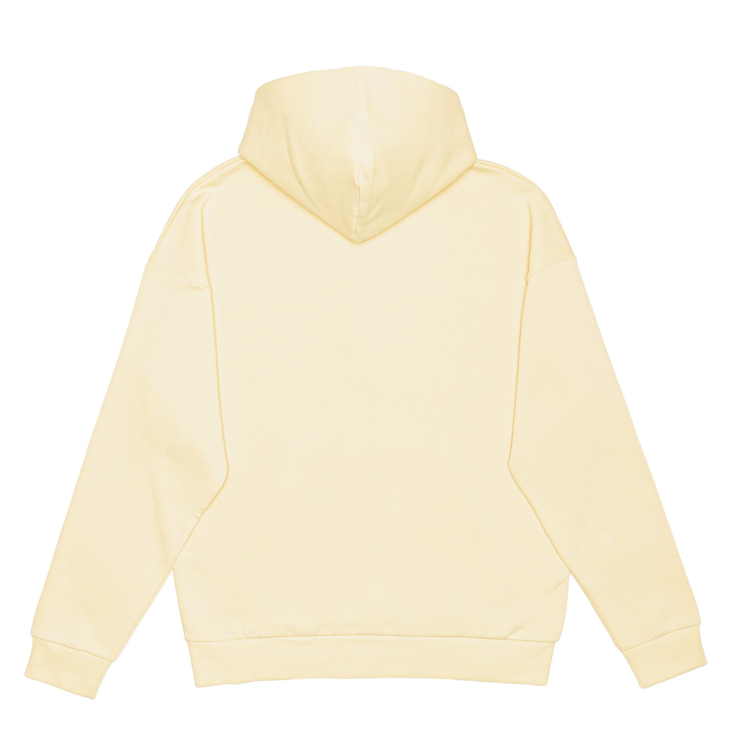 CREAM HOODIE WITH BLACK CHSN PRINT