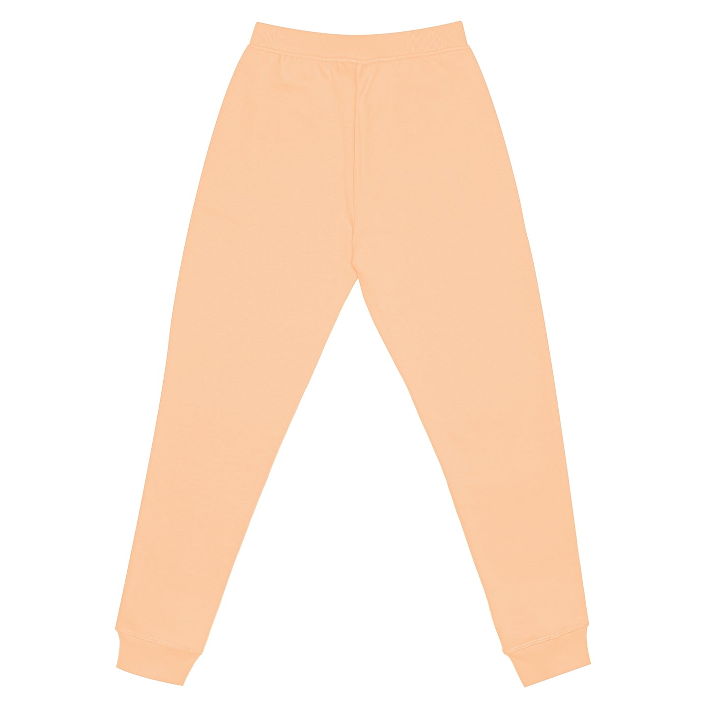 LIGHT ORANGE JOGERS WITH THE RED CROSS ON THE LEFT THIGH
