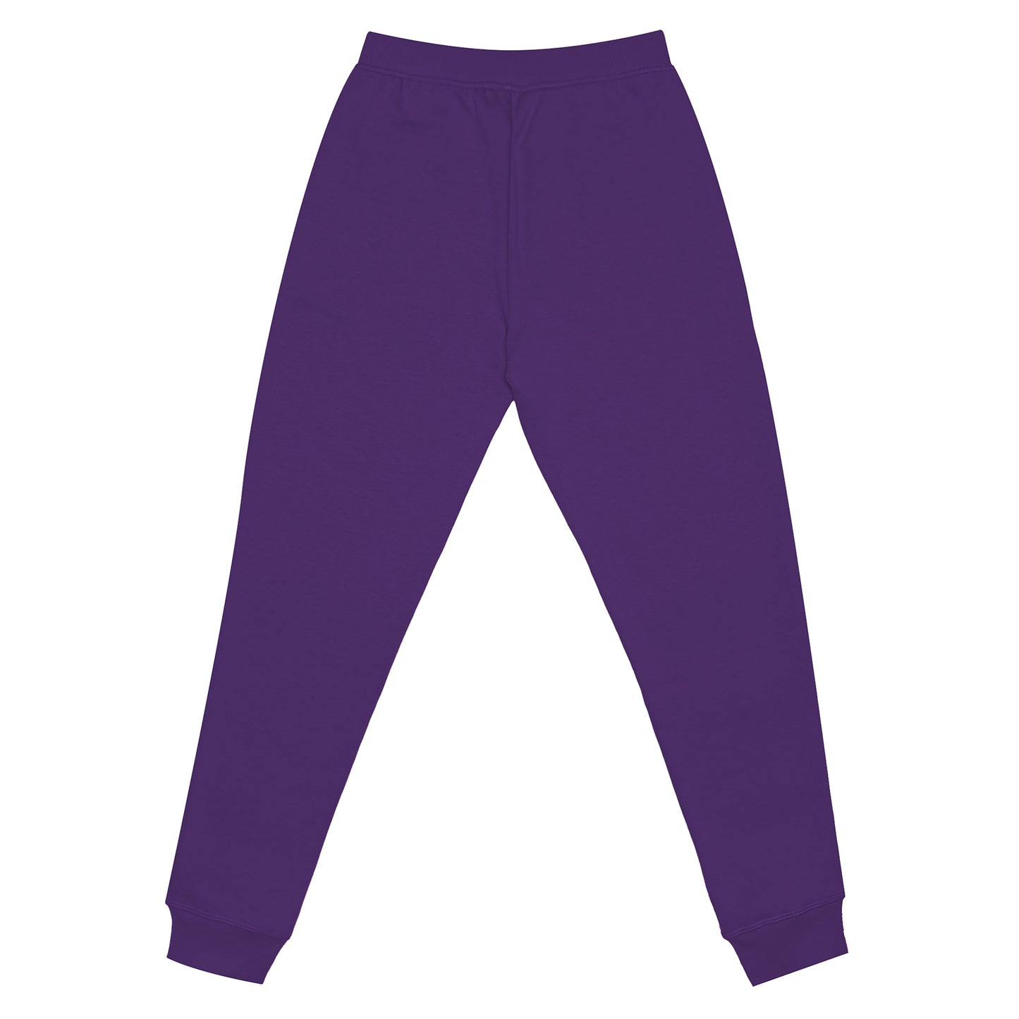 PURPLE JOGERS WITH THE RED CROSS ON THE LEFT THIGH