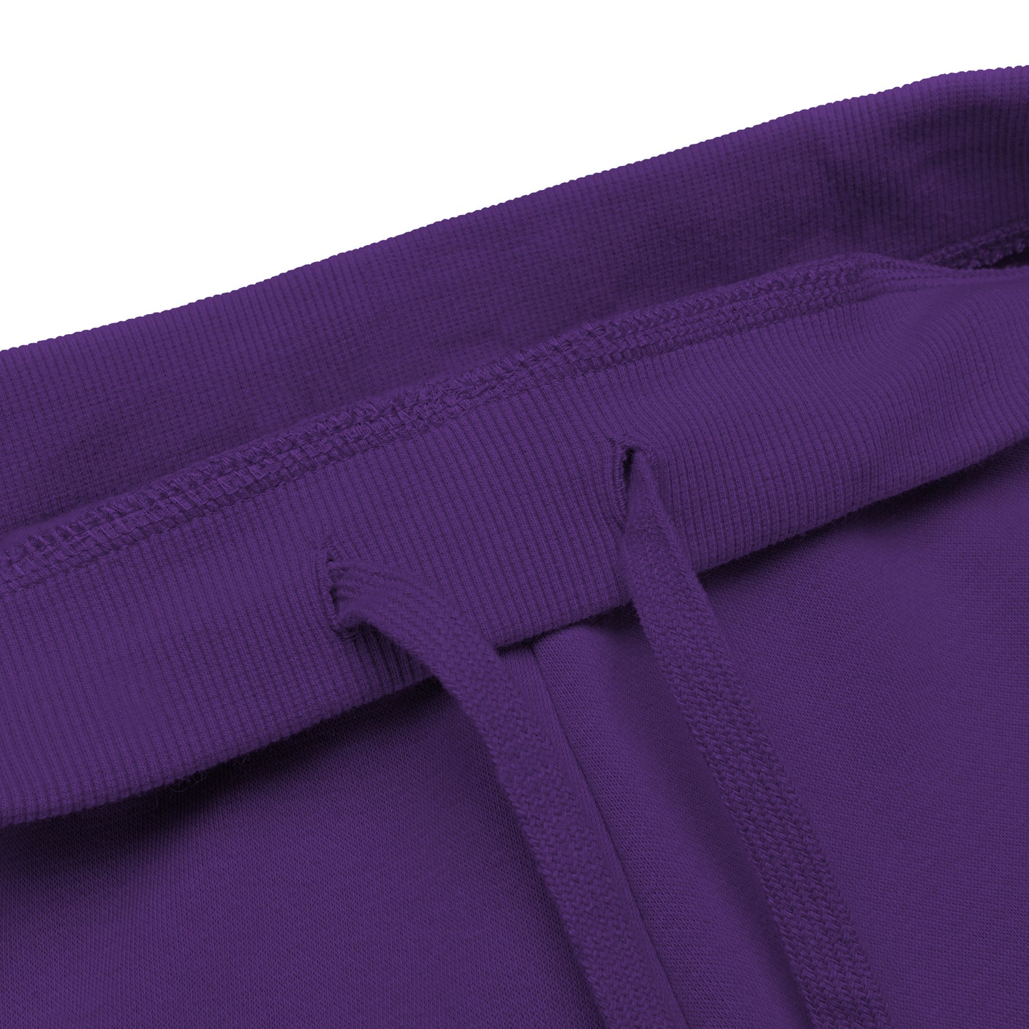PURPLE JOGERS WITH THE RED CROSS ON THE LEFT THIGH