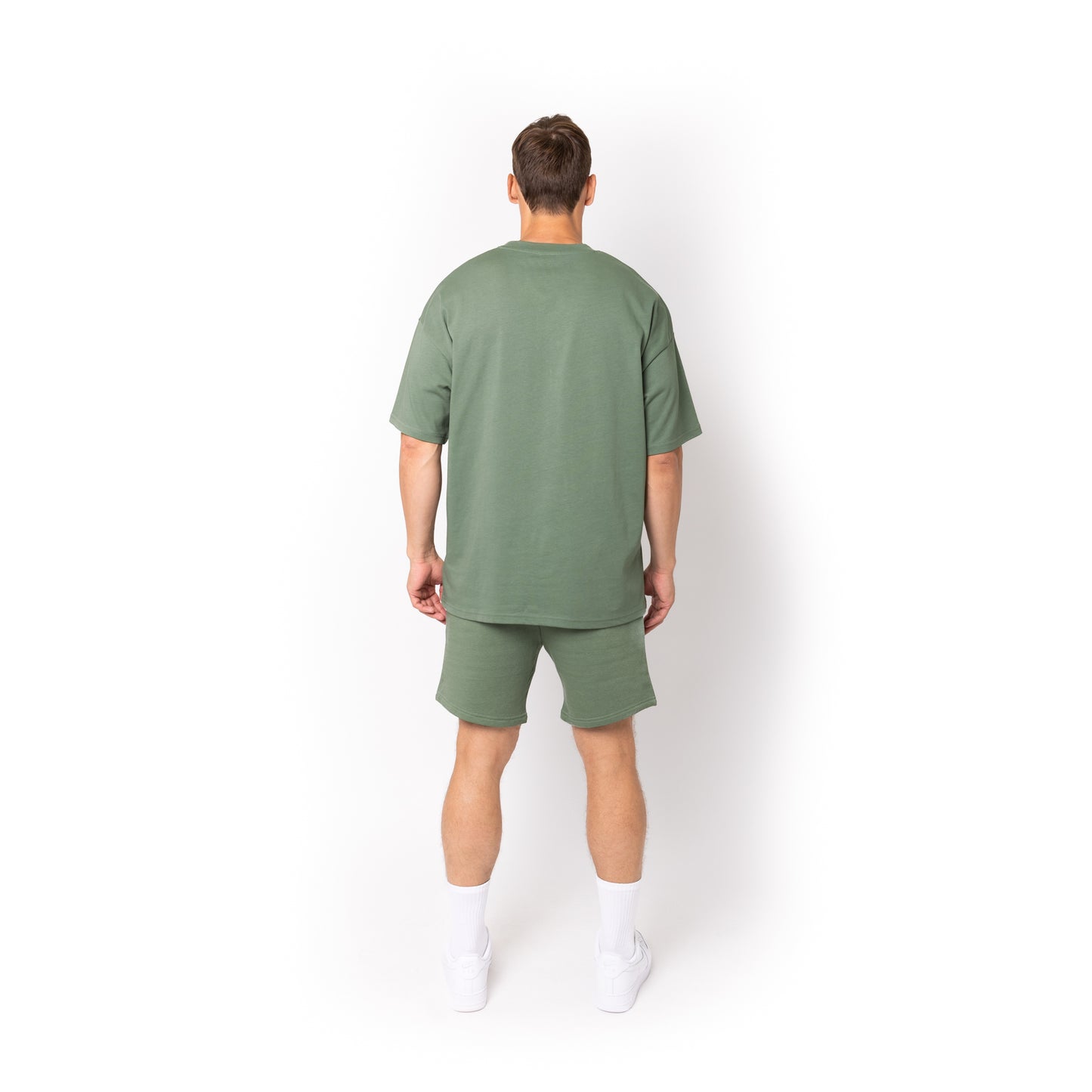 SUPER HEAVY OVERSIZED DUSTY GREEN TEE - 738 Collection