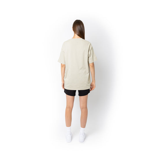 Lifestyle Super Heavyweight Oversized Premium Tee-Oatmeal 738 Women- Collection