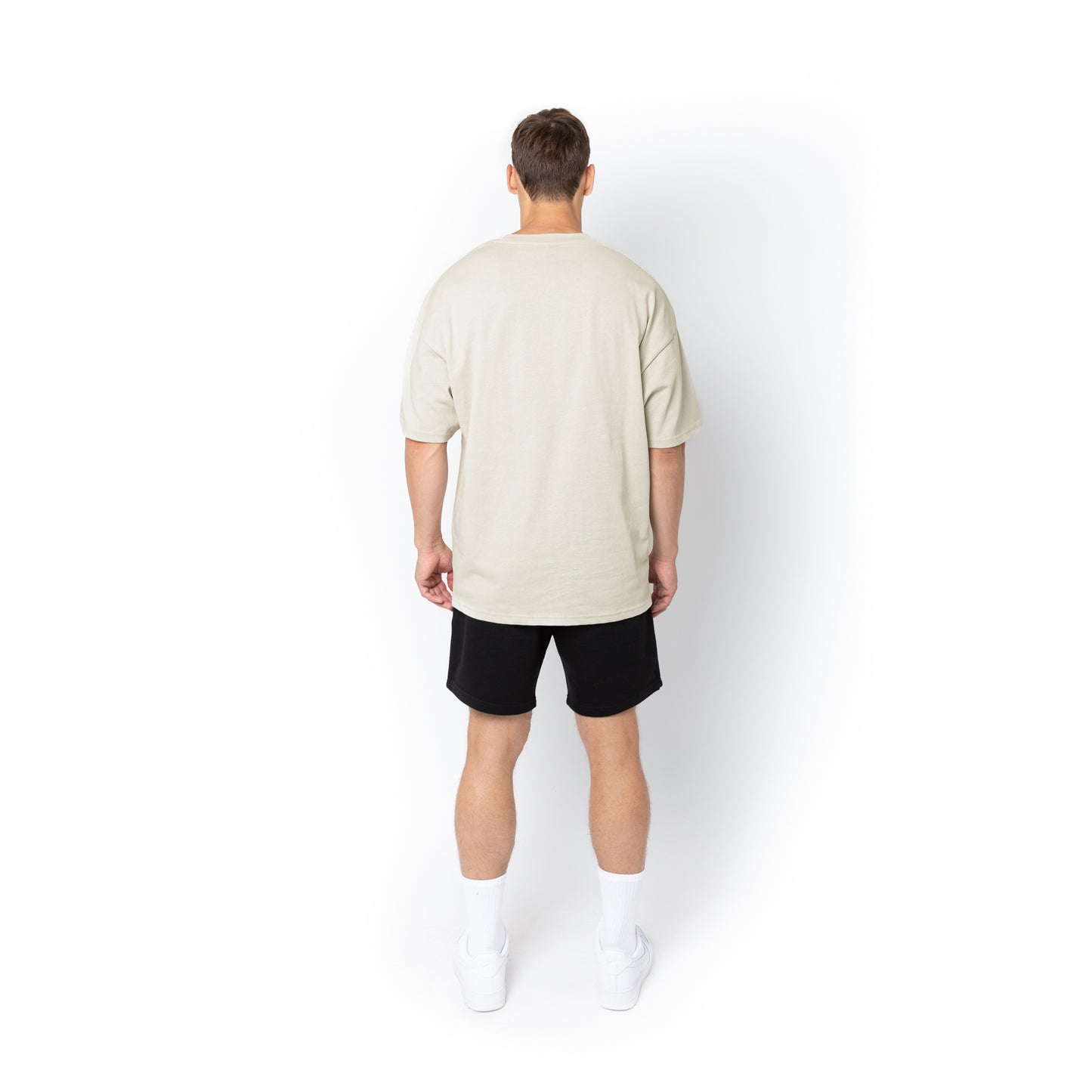 Lifestyle Super Heavyweight Oversized Premium Tee-Oatmeal Men's 738 - Collection
