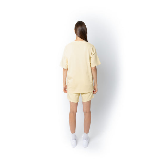 Lifestyle Super Heavyweight Oversized Premium Tee-Ivory - Women 738 Collection